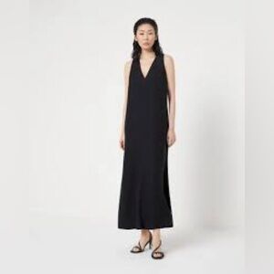 Elegant Zara Black Sleeveless V-Neck Dress Sz. M